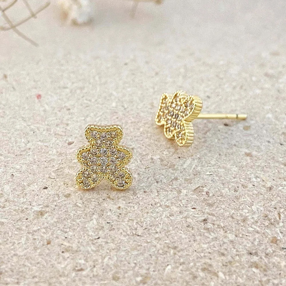 Teddy Ear Studs