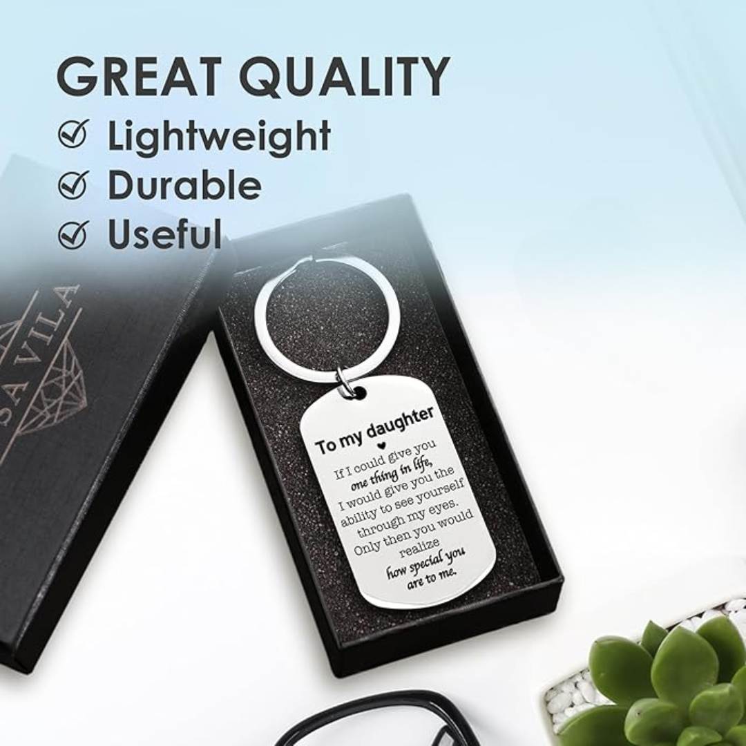 "Remember, I Love You" Keychain – Gift for Son or Daughter