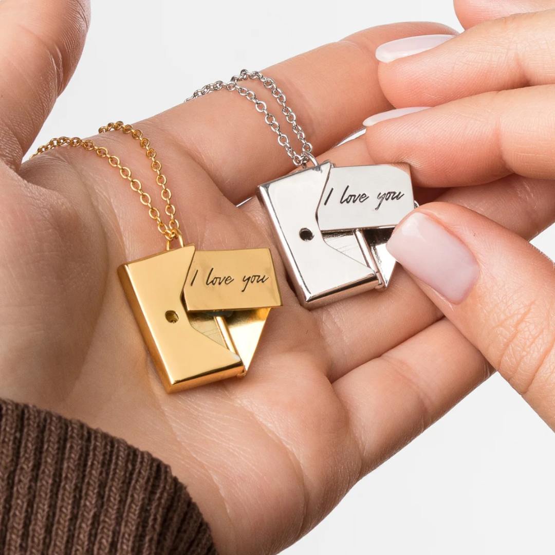 Secret Love Letter Necklace – Personalised Hidden Message