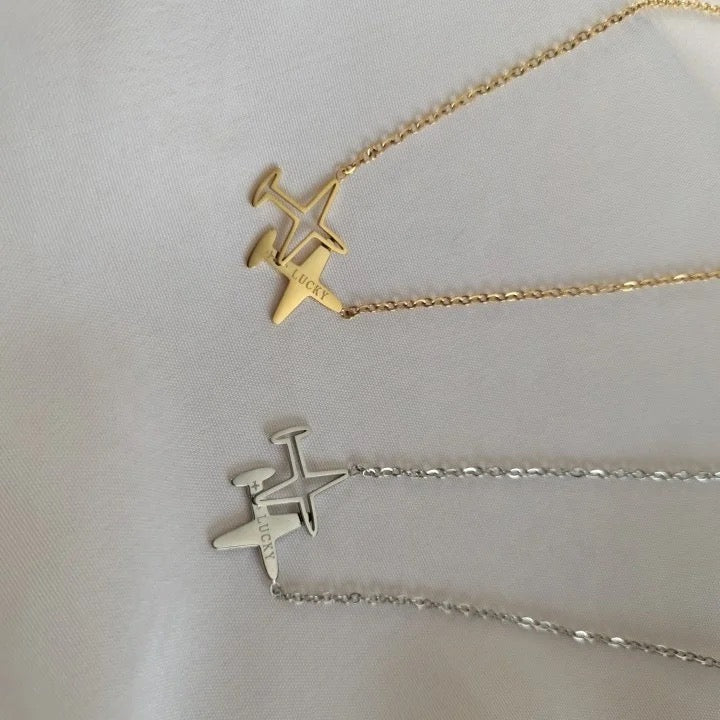Plane Necklace