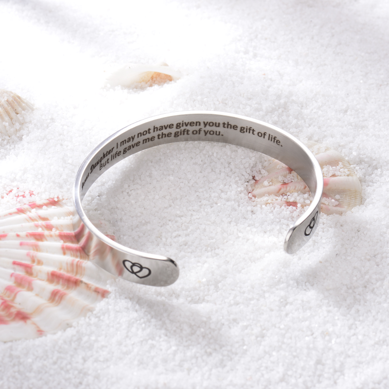 TO MY BONUS DAUGHTER - I LOVE YOU BRACELET