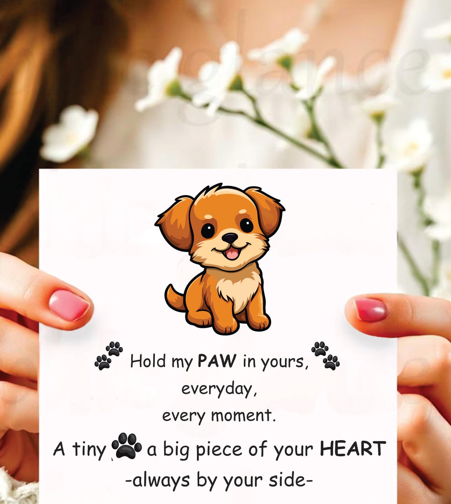 Paw Print Name Bracelet (Or Necklace)