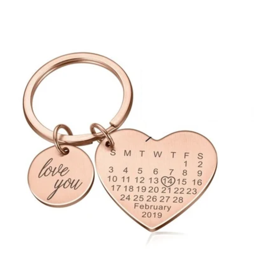 Personalised Calendar Keychain