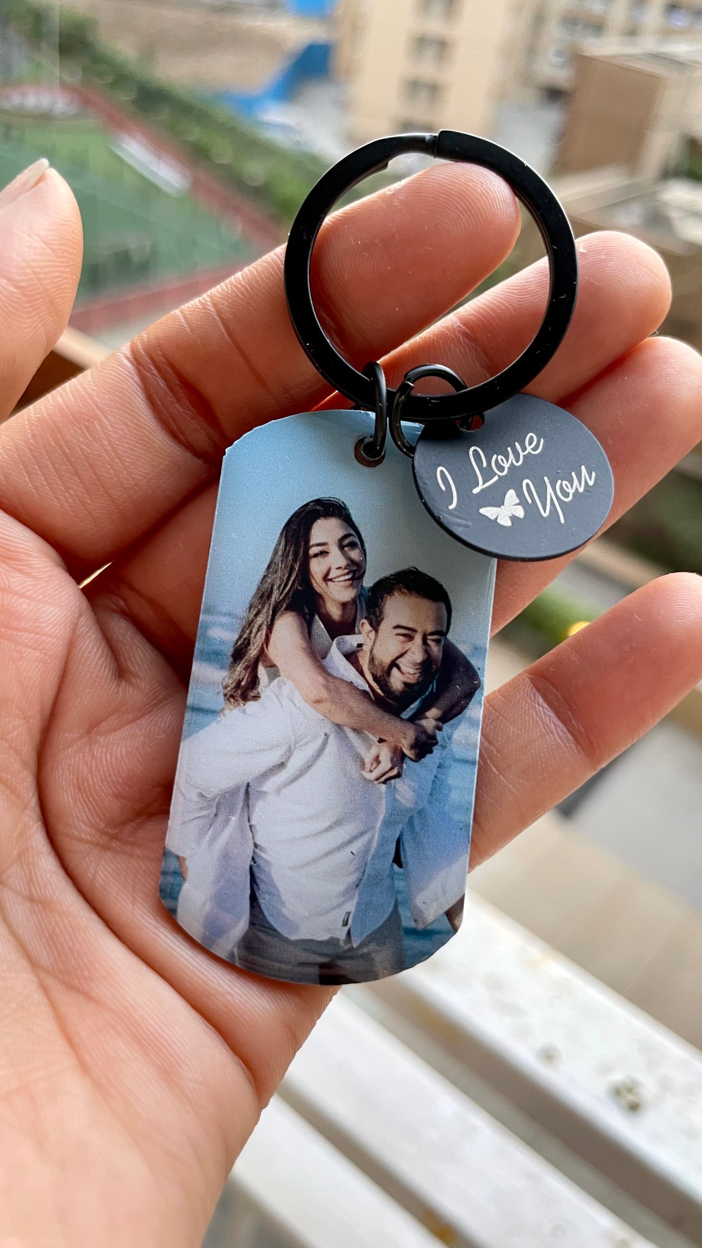 Personalised Keychain with photo & special message for Women’s Day