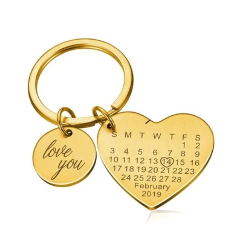 Personalised Calendar Keychain