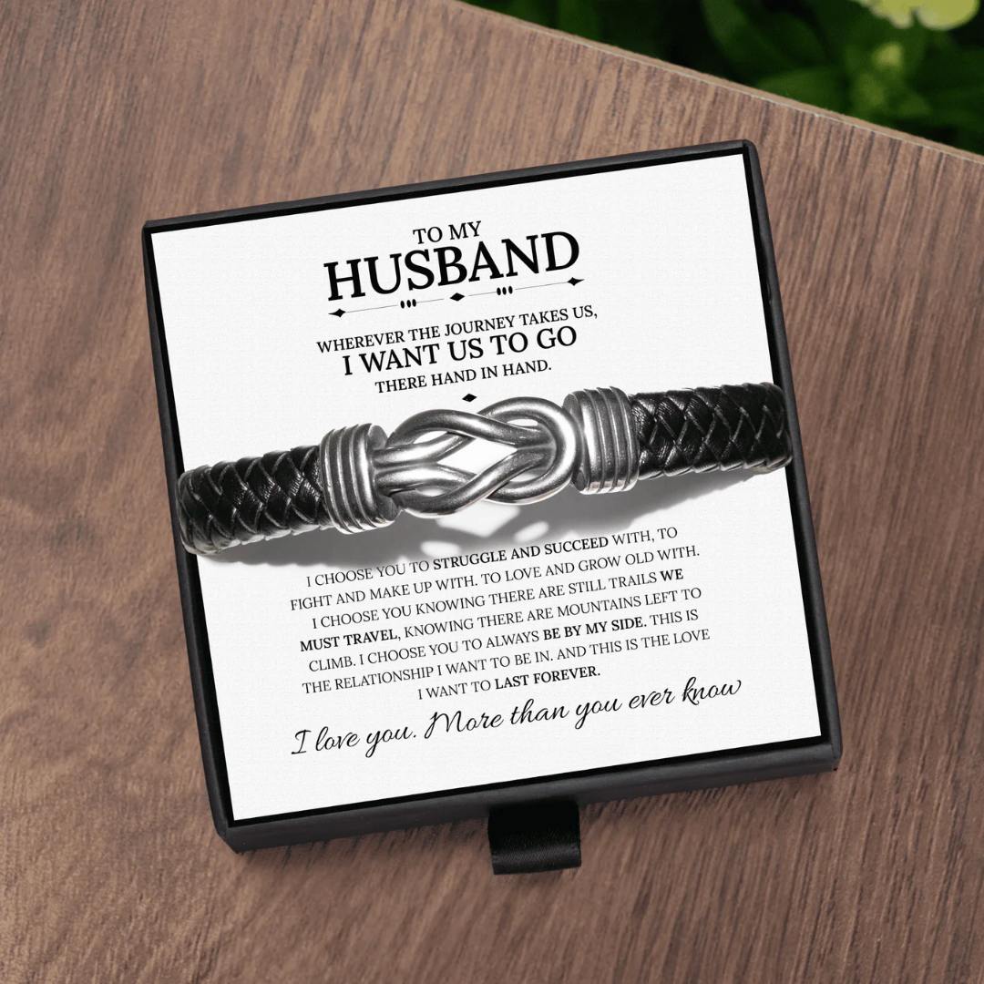 To My Husband - Forever Linked Bracelet