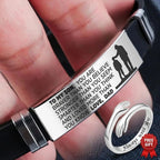 To My Son Bracelet with FREE Hug Ring — A Gift for Him, A Reminder for You