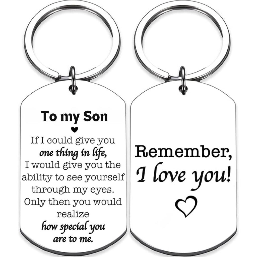 "Remember, I Love You" Keychain – Gift for Son or Daughter