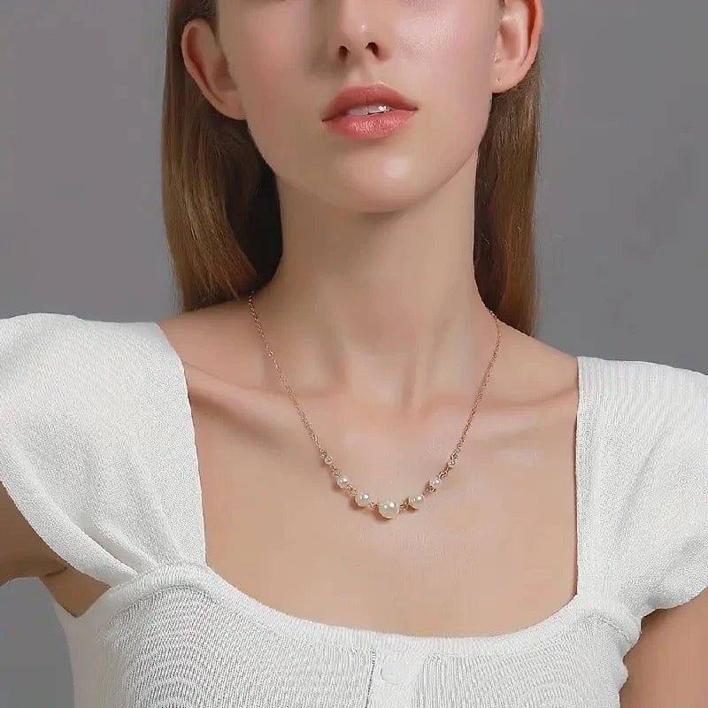 Dainty Pearl Necklace