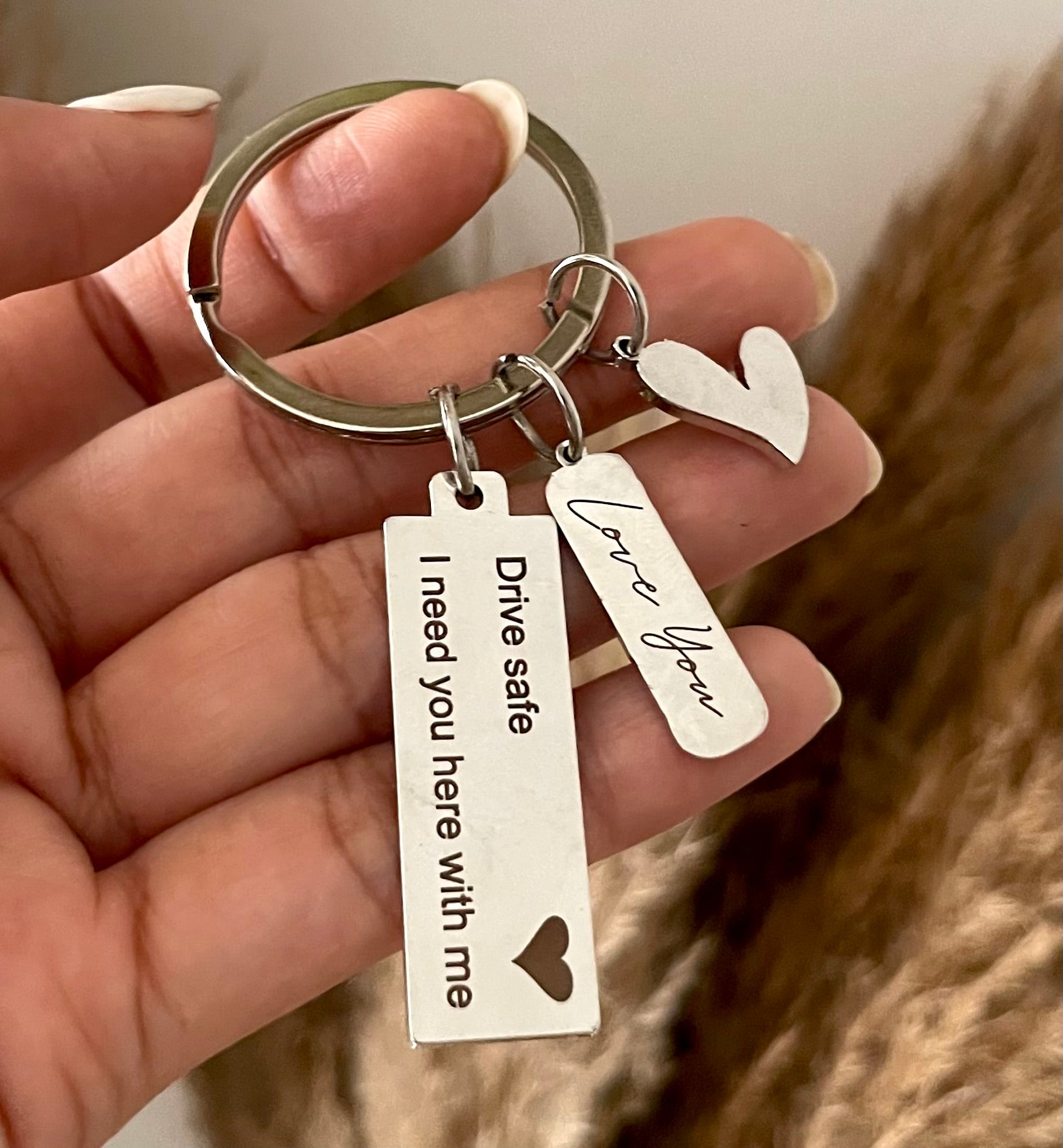 DRIVE SAFE KEYCHAIN