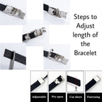 From Mom/Dad to Son - Steel & Silicone Bracelets