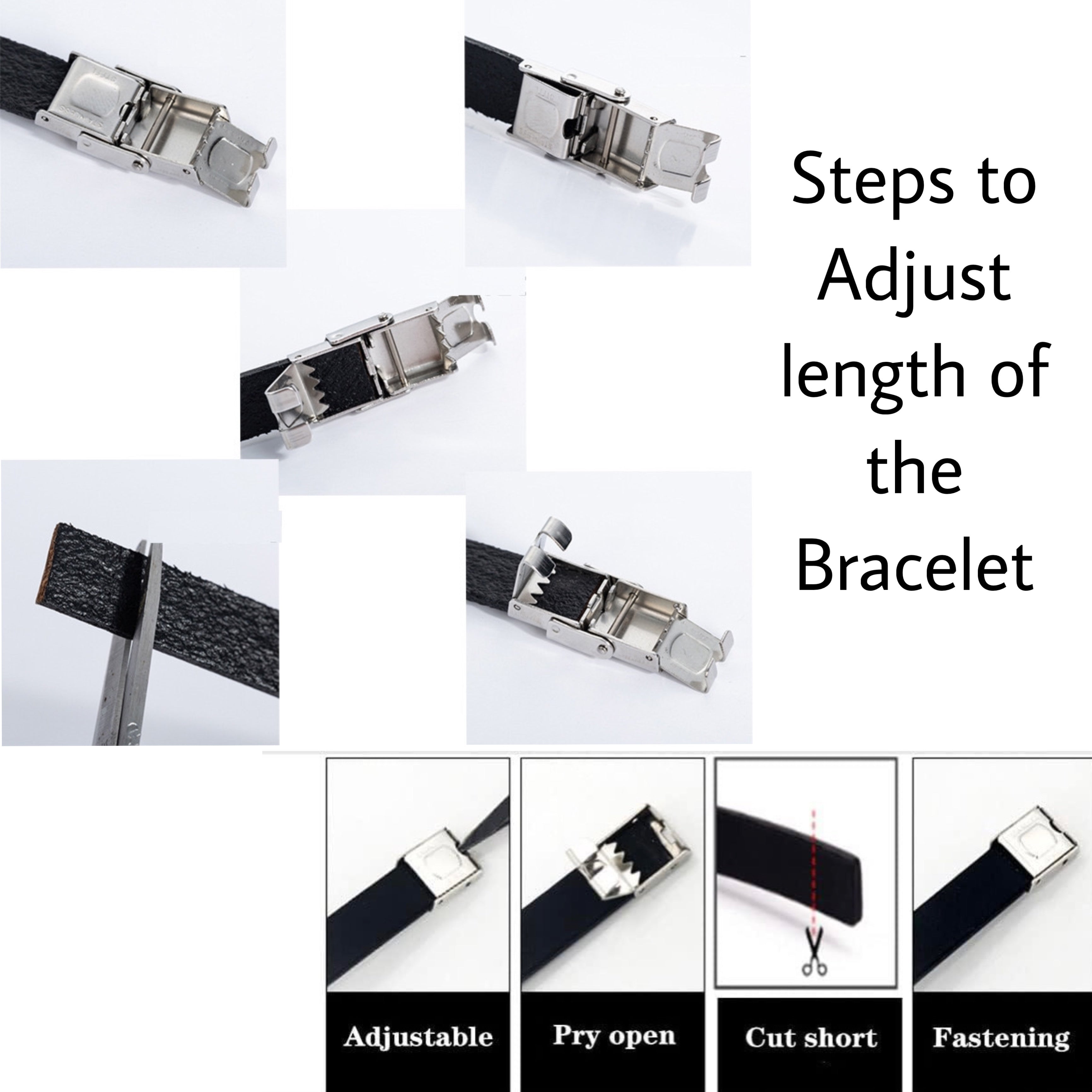 From Mom/Dad to Son - Steel & Silicone Bracelets