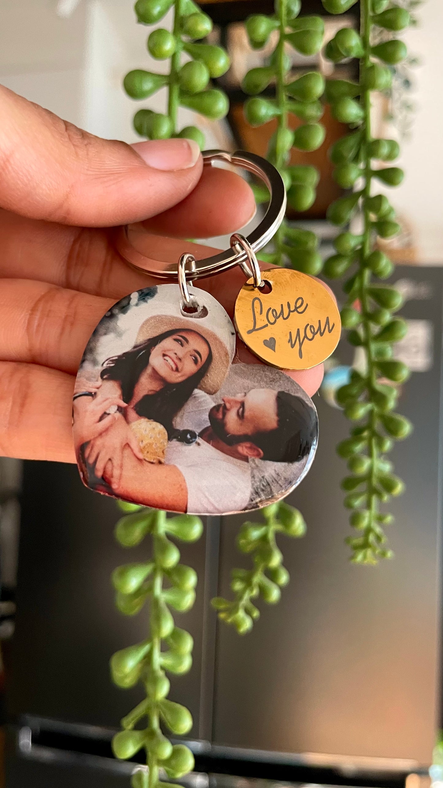 Personalized Photo Calendar Keychain