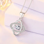 Future Wife Gift- My Last Everything- Love Knot Necklace