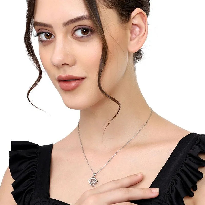 Future Wife Gift- My Last Everything- Love Knot Necklace