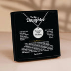 To My Daughter Unconditional Love Necklace