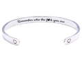 Remember Who The F♡ck You Are Motivational Cuff Bracelet