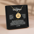 To My Daughter Unconditional Love Necklace