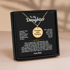 To My Daughter Unconditional Love Necklace