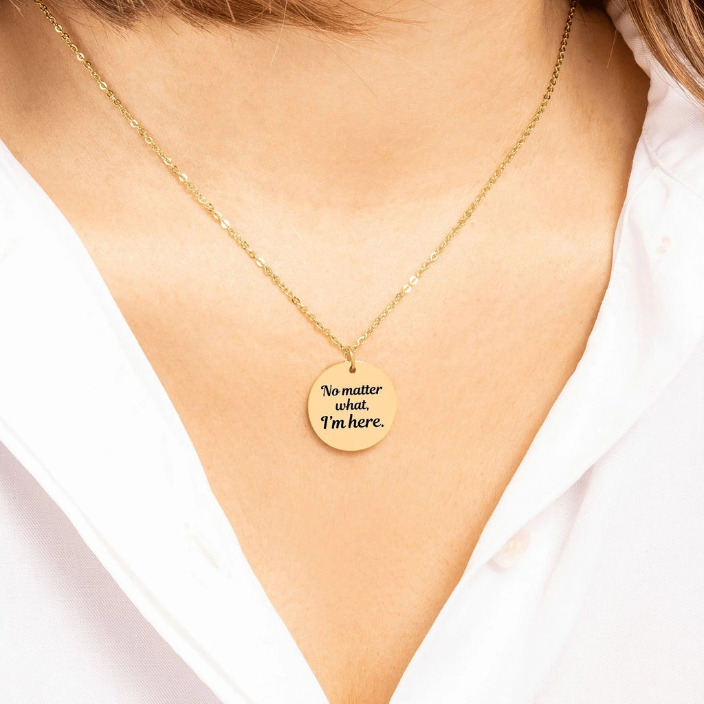To My Daughter Unconditional Love Necklace