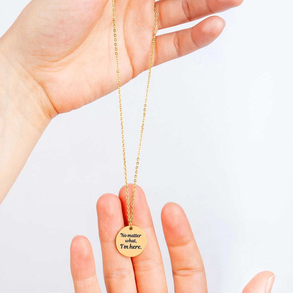 To My Daughter Unconditional Love Necklace