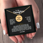 To My Daughter Unconditional Love Necklace