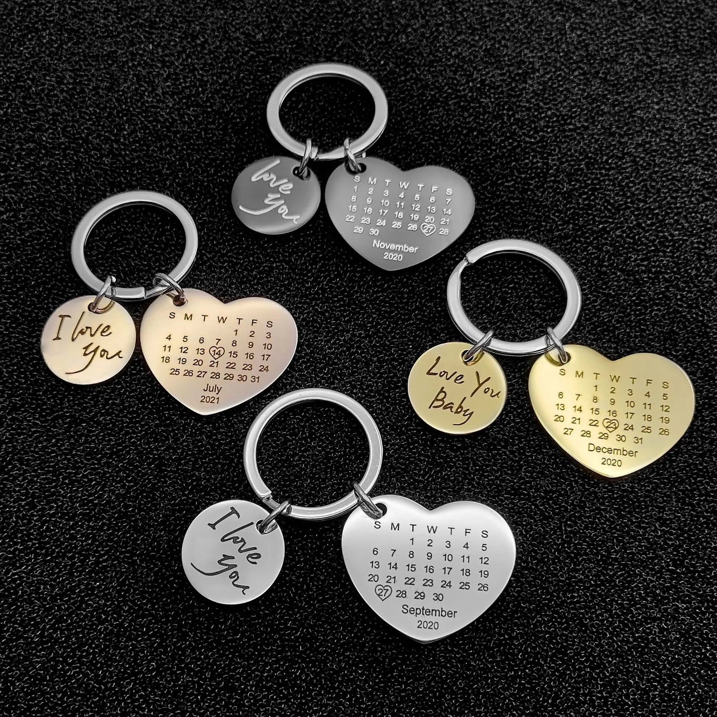 Personalised Calendar Keychain