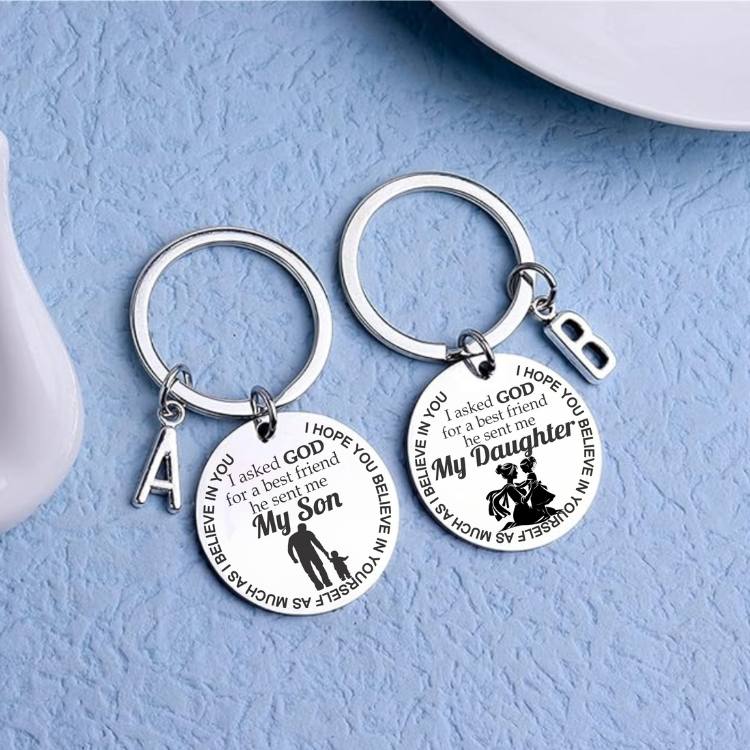 A Gift from God – Son & Daughter Keychain❤️