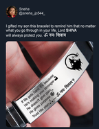 🕉️ Trust His Plan – Lord Shiva Inspirational Bracelet