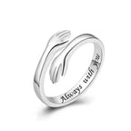 To My Son Bracelet with FREE Hug Ring — A Gift for Him, A Reminder for You