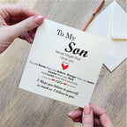 From Mom/Dad to Son - Steel & Silicone Bracelets