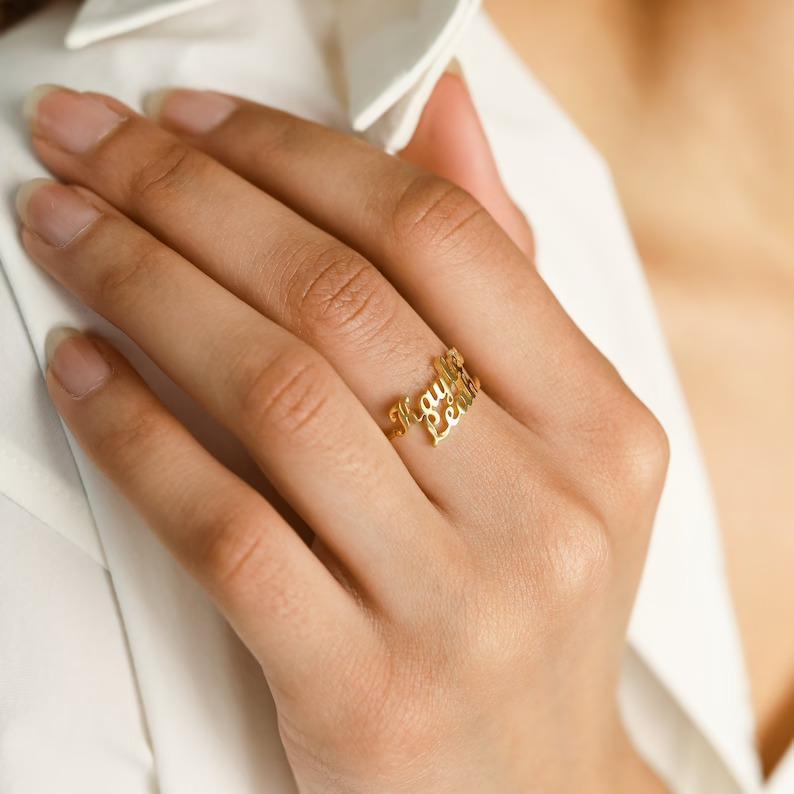 SAMRAT Name Ring - Buy Certified Gold & Diamond Rings Online | KuberBox.com  - KuberBox.com