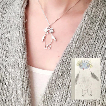 Child’s Artwork Necklace – Kid’s Art Necklace