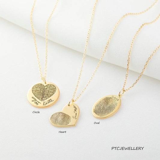 Actual Thumbprint Necklace