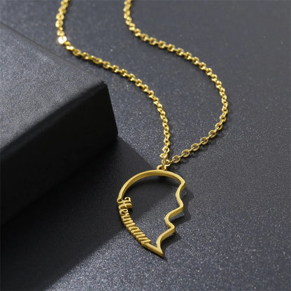 Combined Heart Couple Necklace