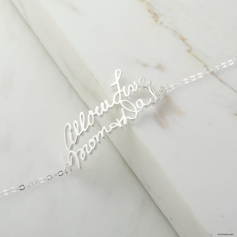 Personalized Handwriting Bracelet