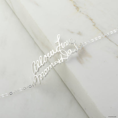 Personalized Handwriting Bracelet