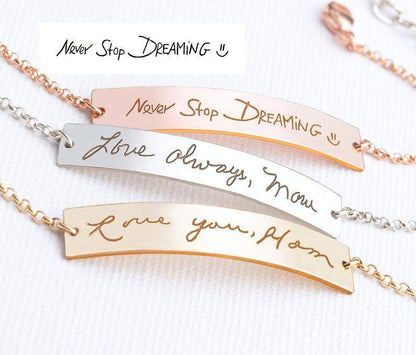 Actual Handwriting Custom Bracelet