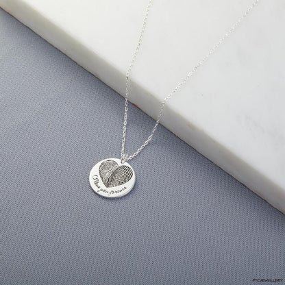 Actual Thumbprint Necklace