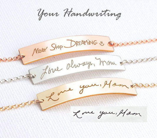 Actual Handwriting Custom Bracelet