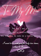 FOR LOVE - TO MY MAN/WOMAN, I WANT ALL OF MY LAST TO BE WITH YOU KEYCHAIN